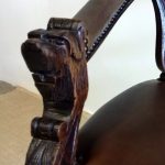 Carved office armchair - Detail 2