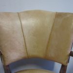 Pair of armchairs sand color 1940s - Detail 3