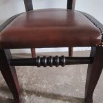 Six chaises Art déco dossier en bois - Detail 2