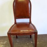 Paire de chaise années 1950 - L'Atelier du cuir-Bretagne