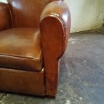 Fauteuil club dossier moustache - Detail 3