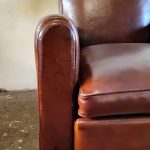 fauteuils club cuir ancien - Detail 3