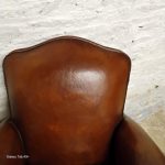 Fauteuil club dossier chapeau de gendarme - Detail 1