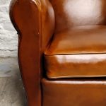 Fauteuils club ancien dossier moustache - Detail 1